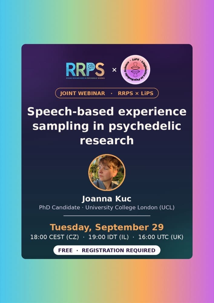 Speech-Based Experience Sampling in Psychedelic Research